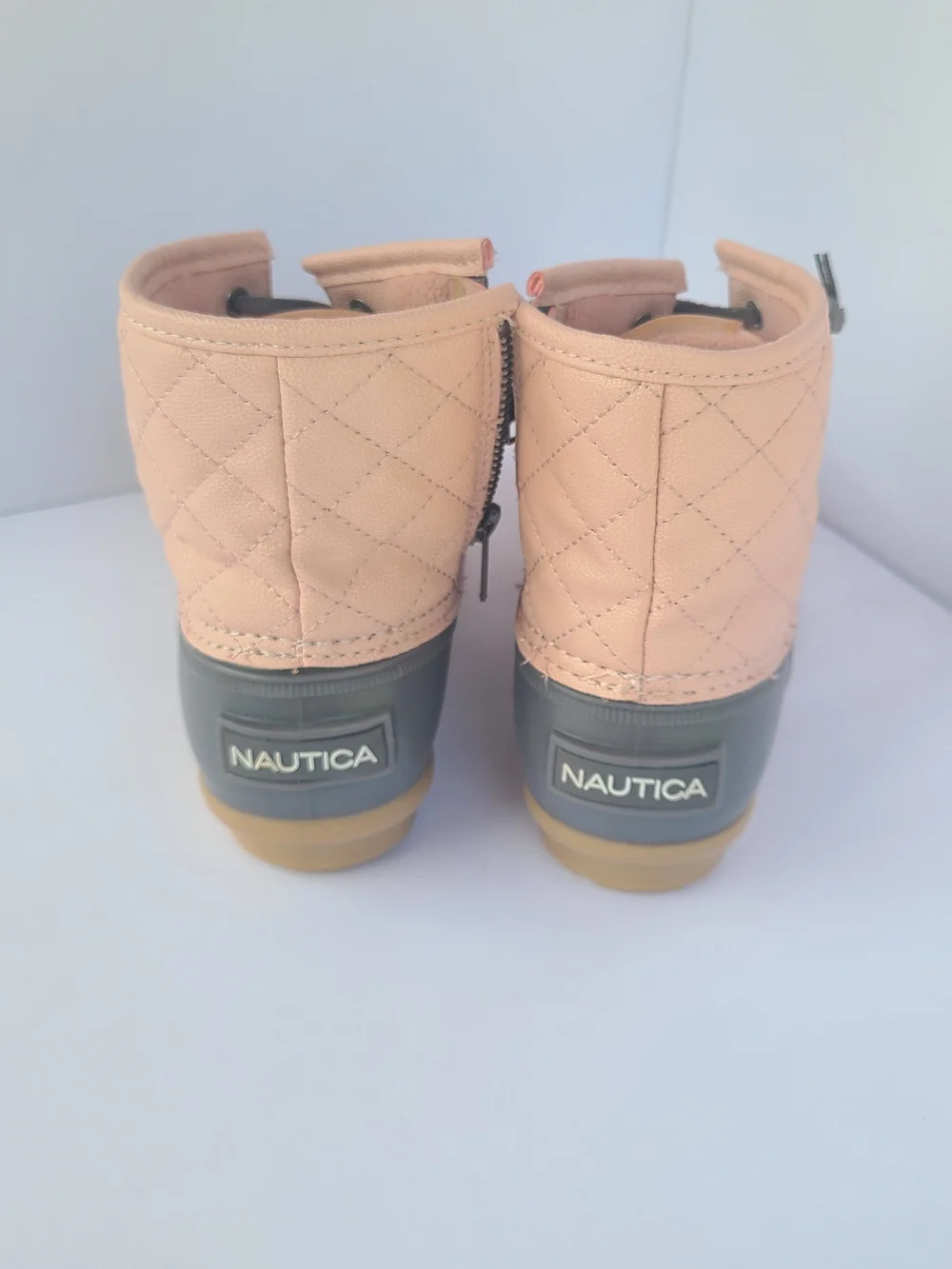 Nautica Dorsay Duck Boots Pink Gray Women's Size 6